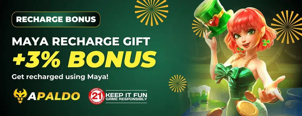 recharge bonus gift 3% bonus!